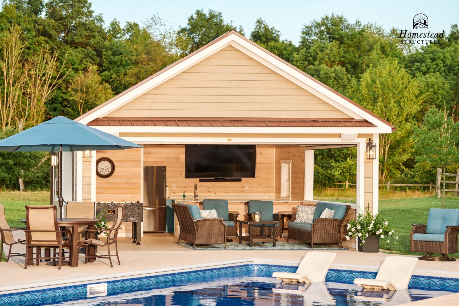 Slattery Pool House Burton, OH Homestead Structures